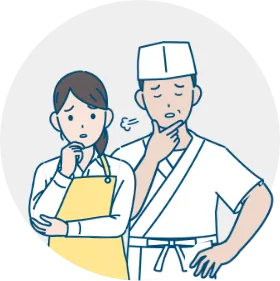 悩んでいる人